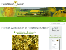 Tablet Screenshot of heilpflanzen-atelier.ch